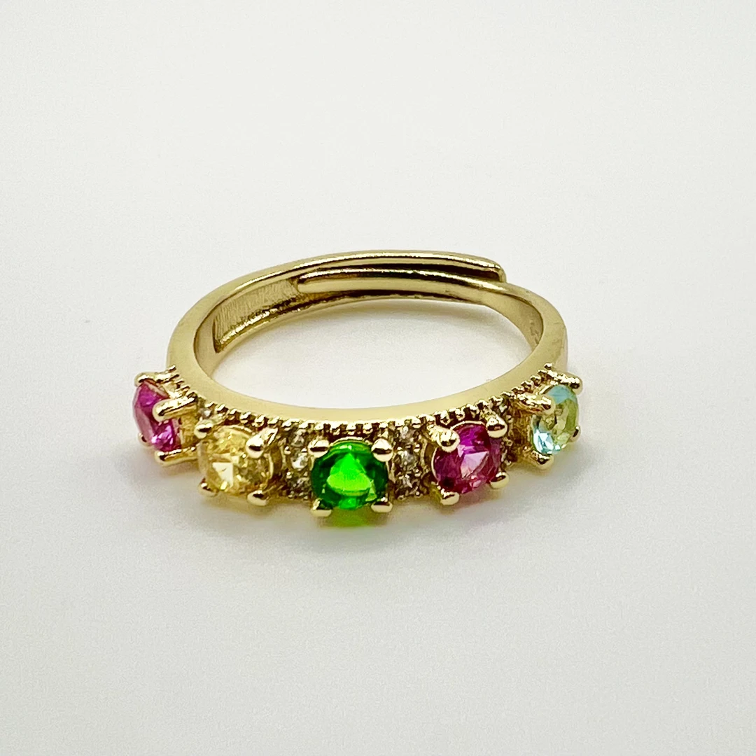 戒指   戒指【多彩】精致百搭设计款戒指DX-0814