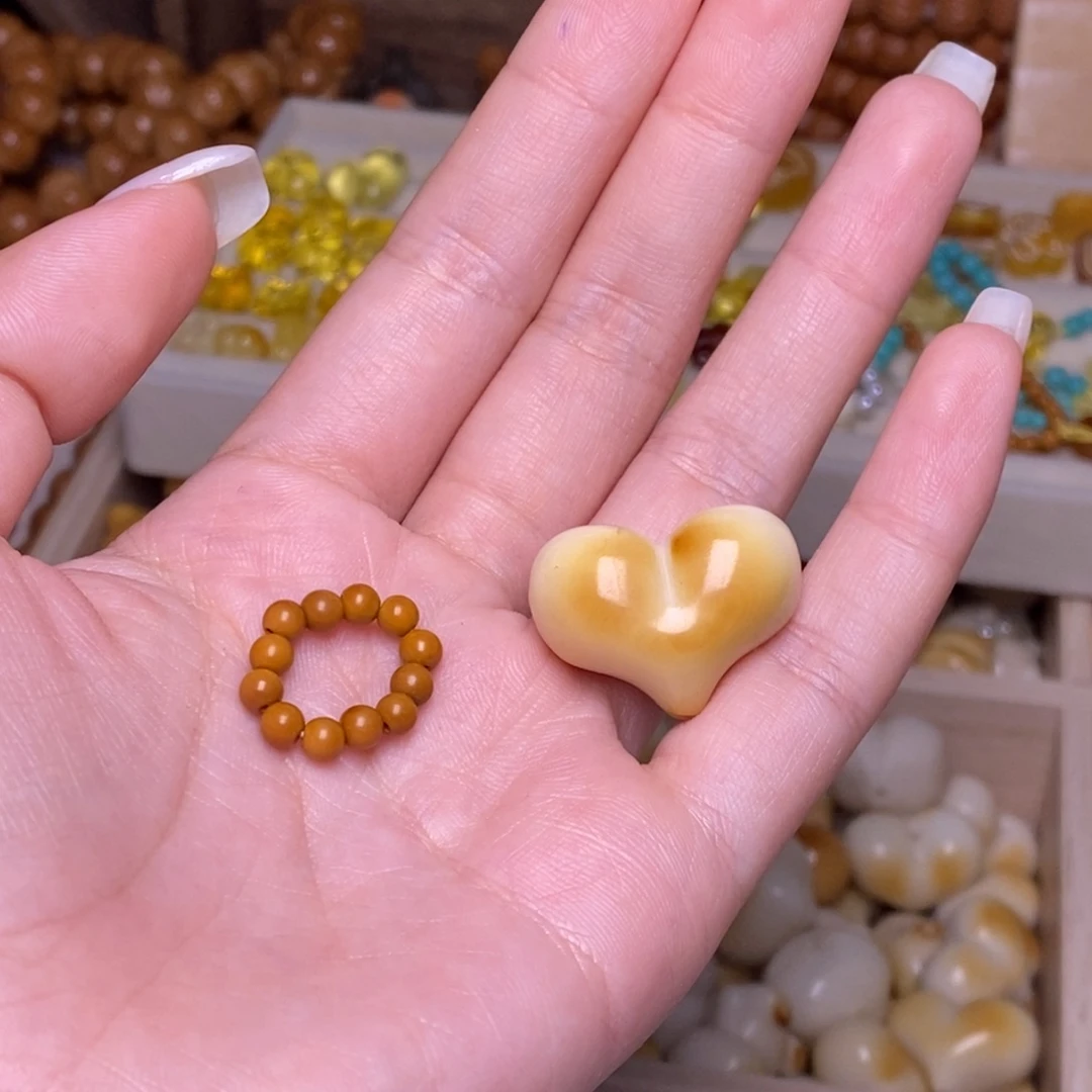 9****猴头核桃吊坠爱心橄榄环卡环