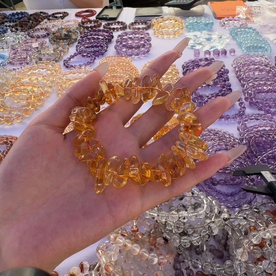 水晶手串未镶嵌逐**作水晶