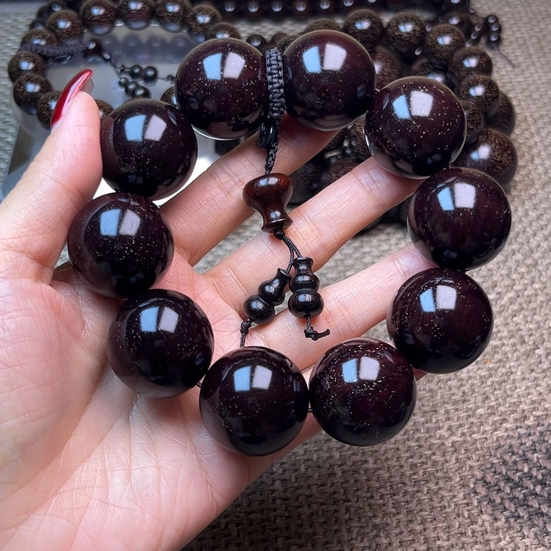 檀香紫檀（小叶紫檀）2.5 10颗带星