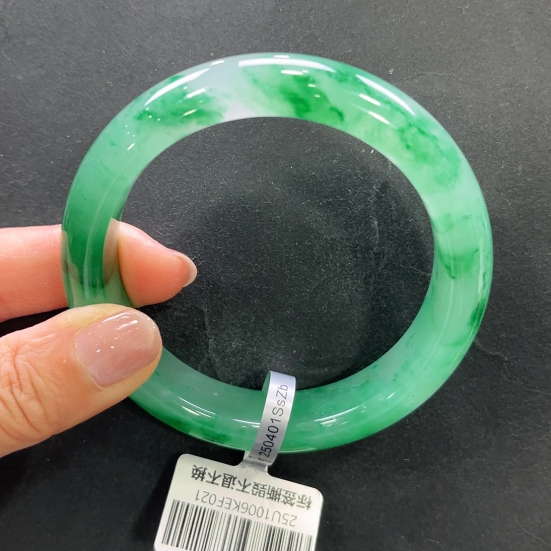 石英质玉（非洲翠）未镶嵌手镯➕小玥59