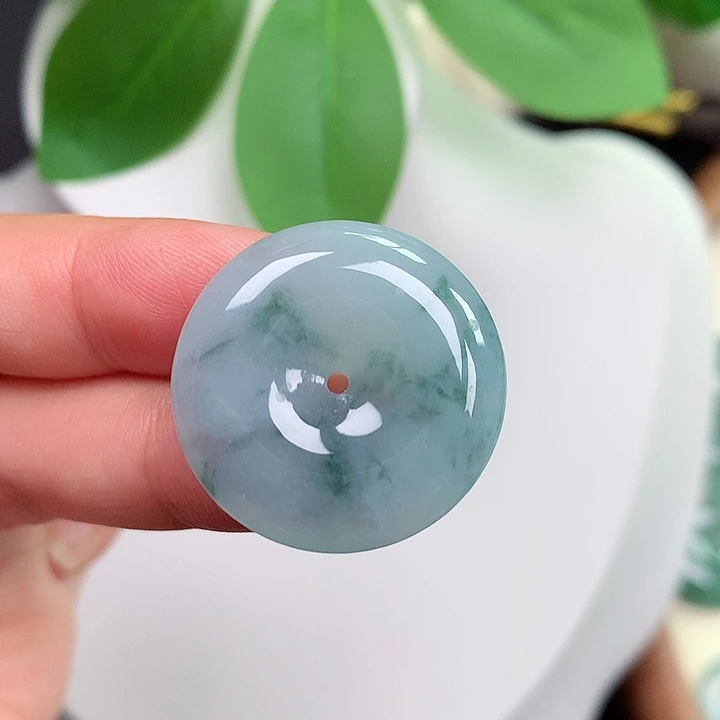 颈饰未镶嵌翡翠平安扣 25x5.8mm