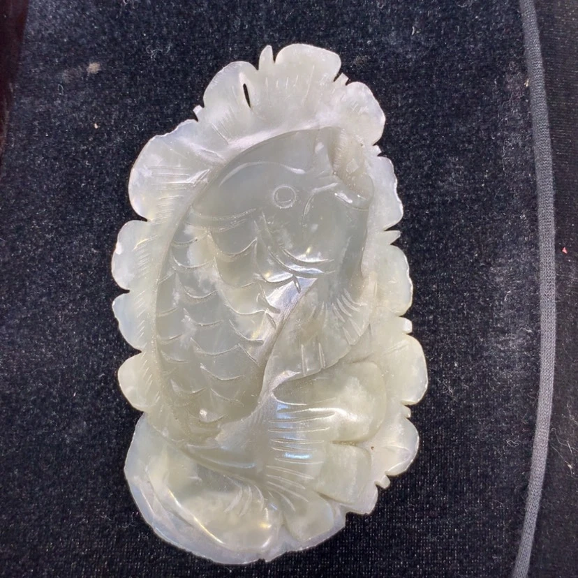 【闪购商品】未镶嵌蛇纹石玉摆件覆膜熊*
