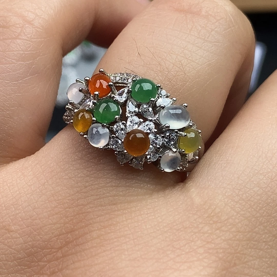 翡翠未镶嵌戒指翡翠