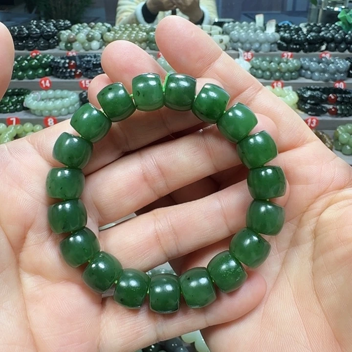 未镶嵌手链和田玉（碧玉）直切卡12