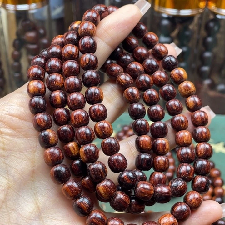 降真香手串/手链海南大叶老料蜡感0.8多圈