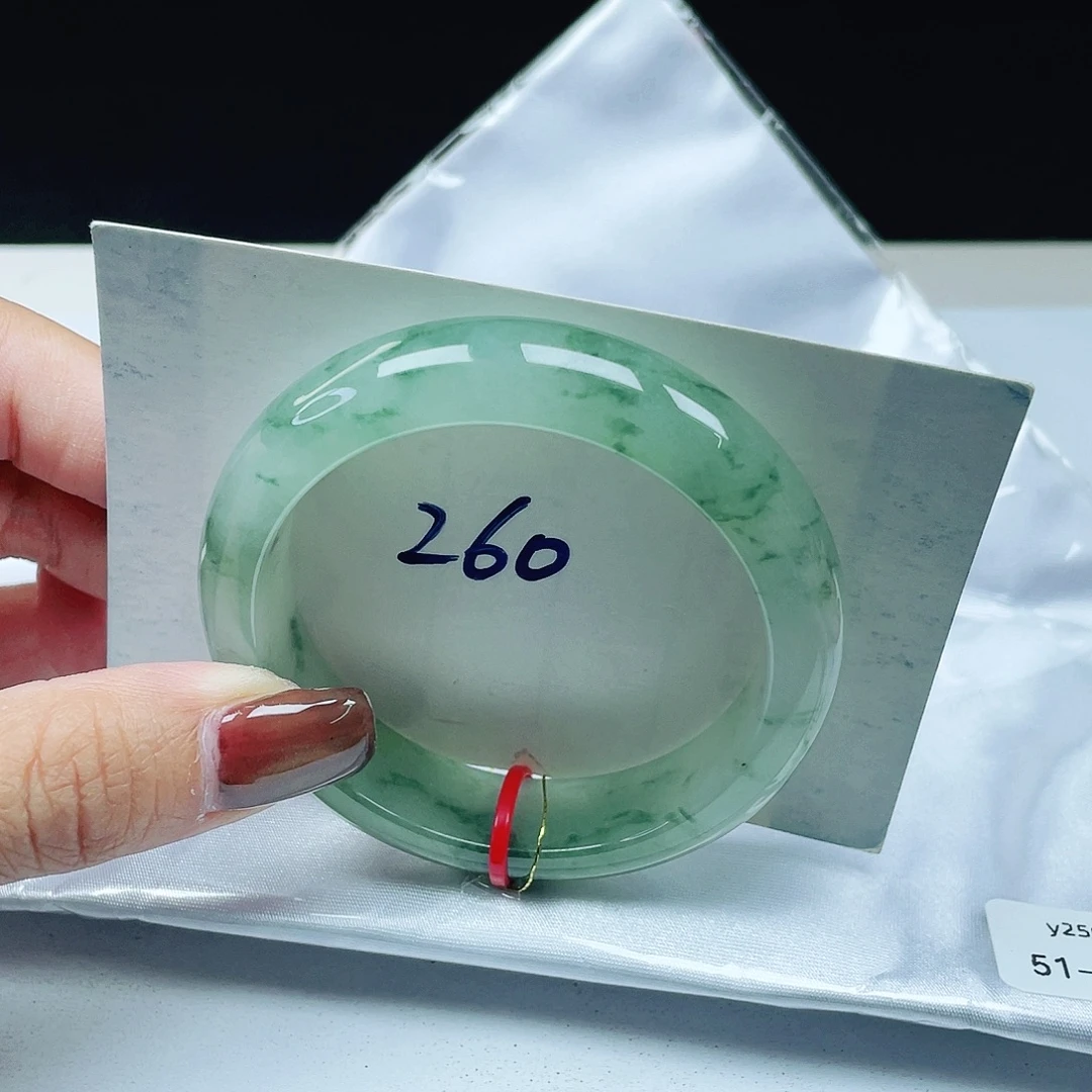 翡翠未镶嵌手镯 正圈51