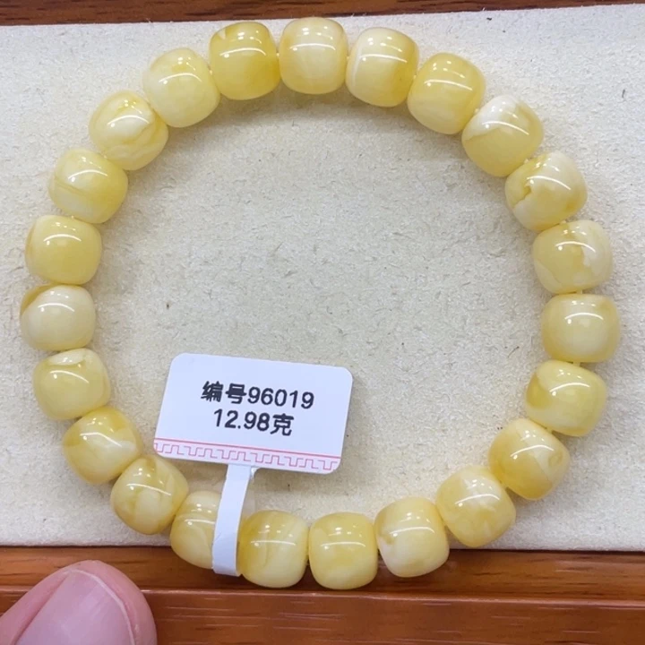 琥珀未镶嵌手链蜜蜡