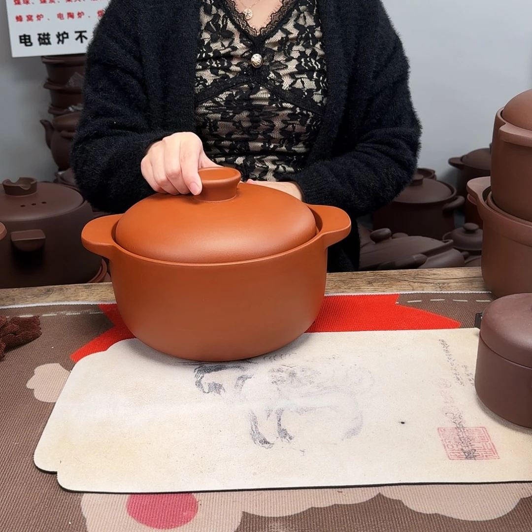 紫砂砂锅3.5升正神无暇