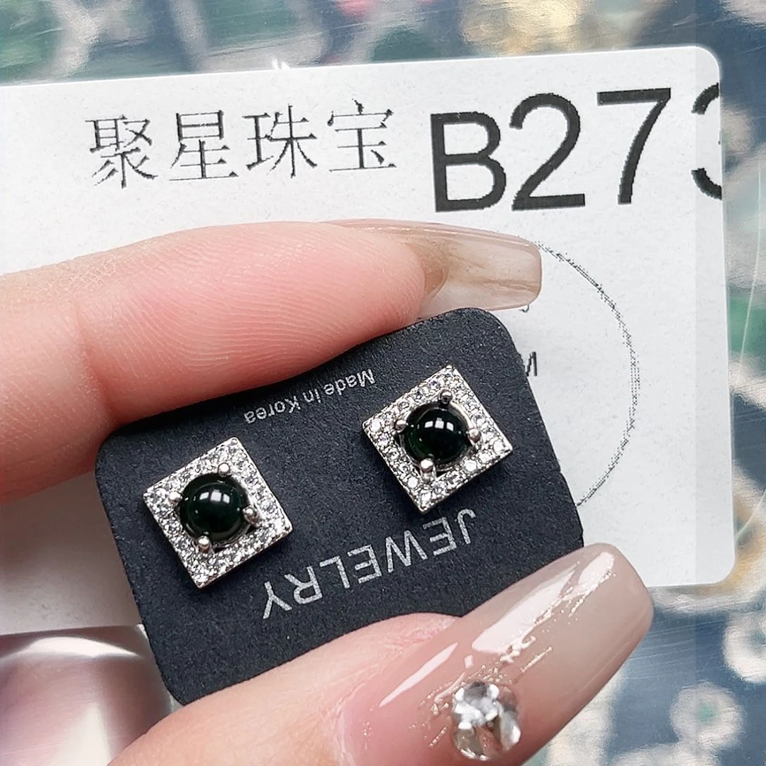 翡翠颈饰未镶嵌耳钉273