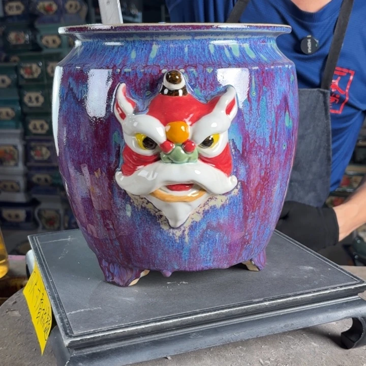 一风堂石湾花盆 内18*21