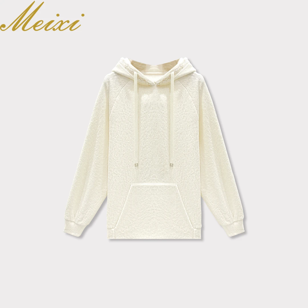 【Design 玫希】奢品乌Y限定【心动日记】手工提花刺绣卫衣