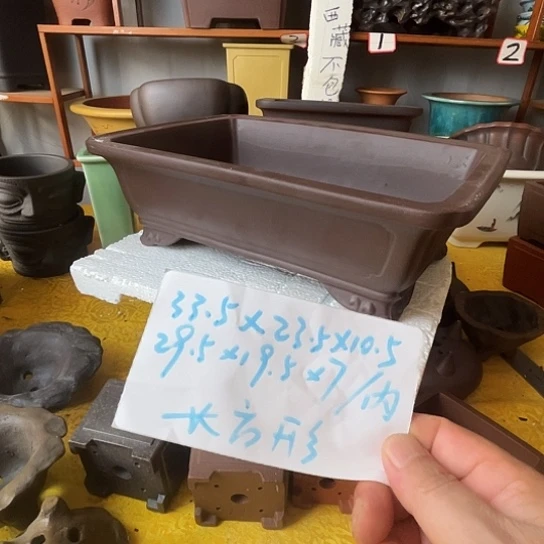 宜兴紫砂花盆马曹