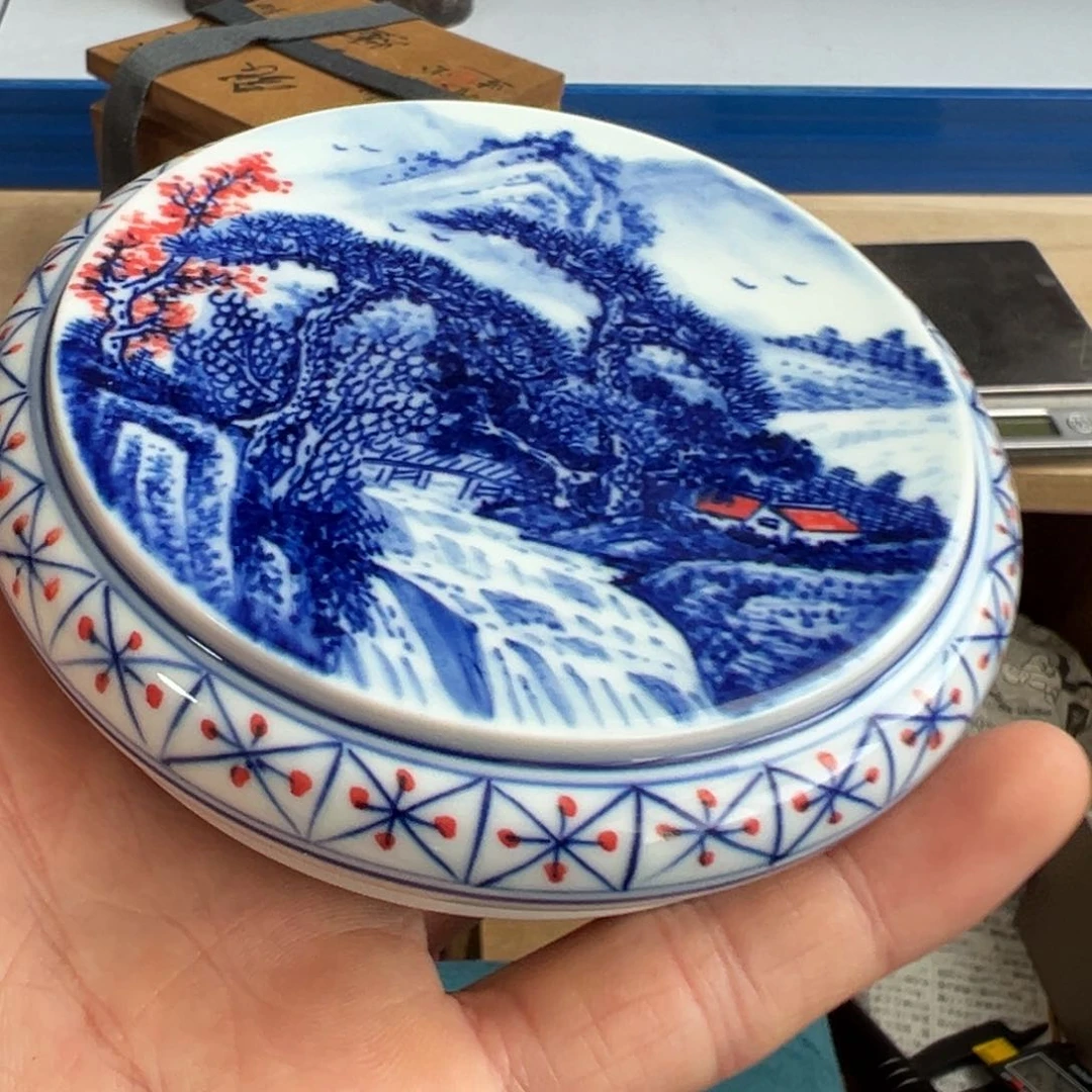 紫砂茶叶罐现代工艺美术瓷器