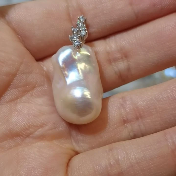 未镶嵌淡水珍珠吊坠(不含链)