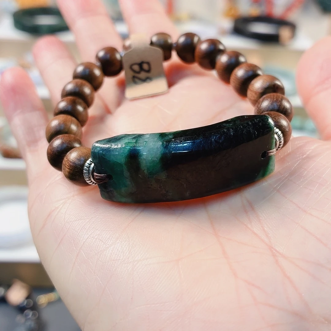 翡翠未镶嵌手链手串