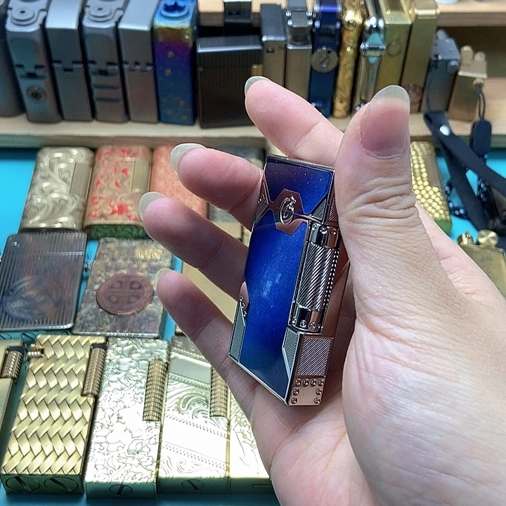 鸿***雁铜双火朗声打火机直播间福利