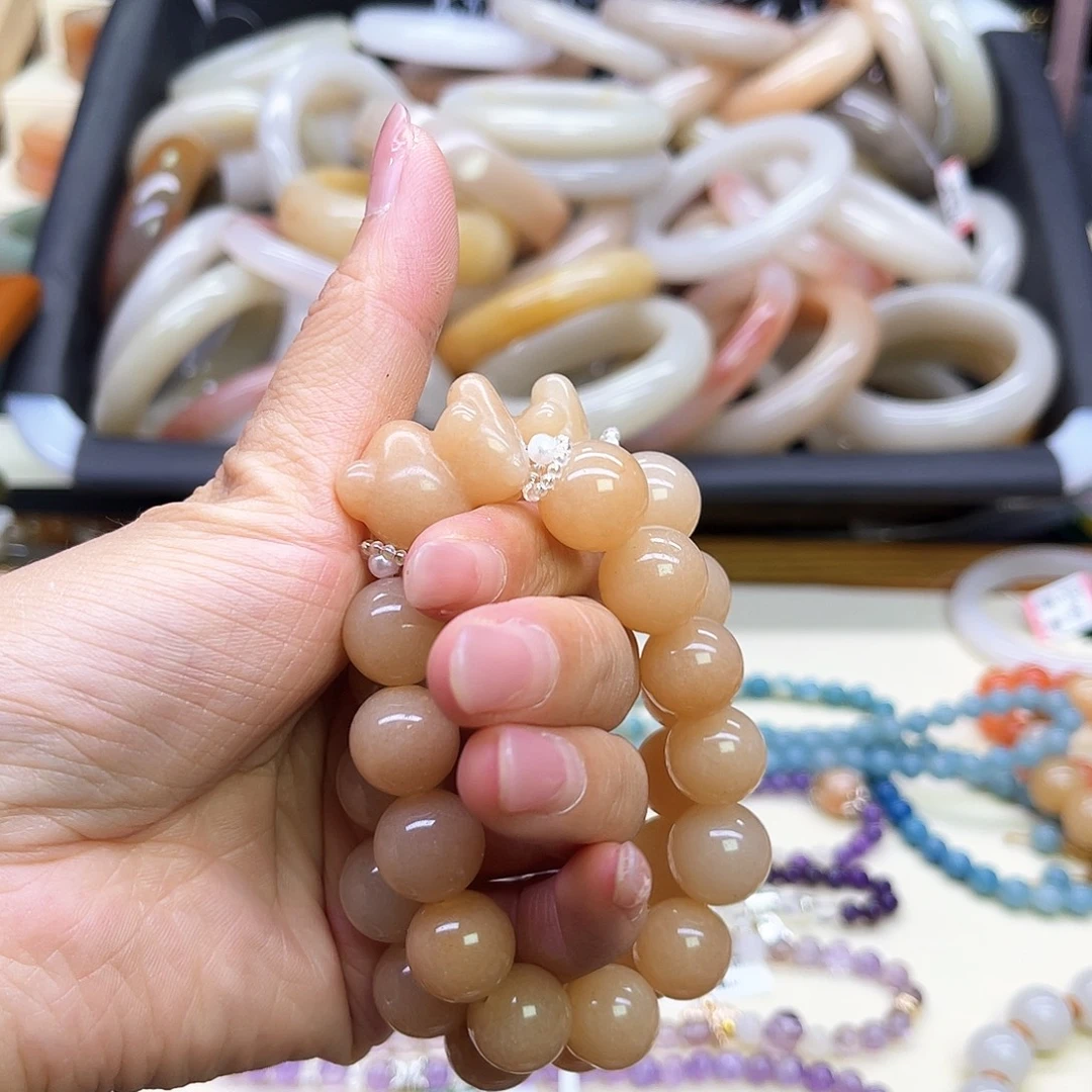喵***树石英岩玉未镶嵌手镯