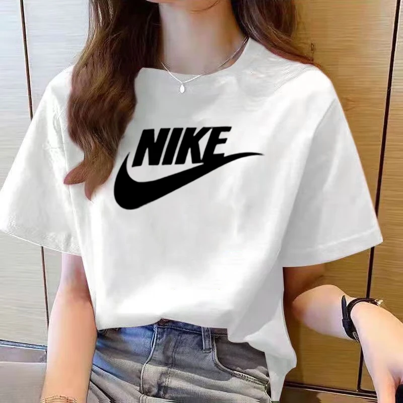NIKE耐克女短袖2025夏季新款白色运动休闲T恤健身训练半袖 DX7907