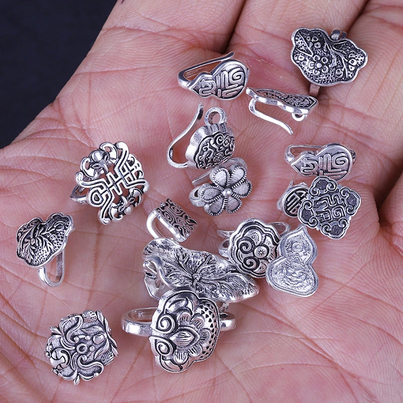 铜金勾龙龙形连接扣S扣吊坠diy项链收尾扣福字弯钩扣手链编织扣头