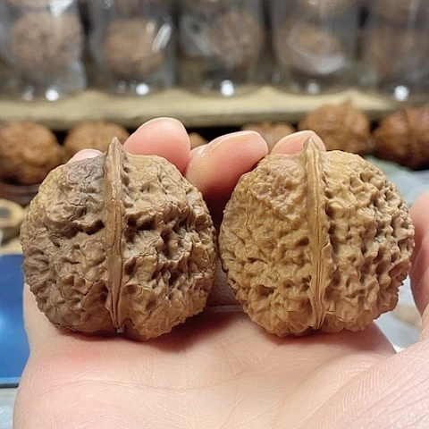 文玩核桃把件金刚佛手带彩41