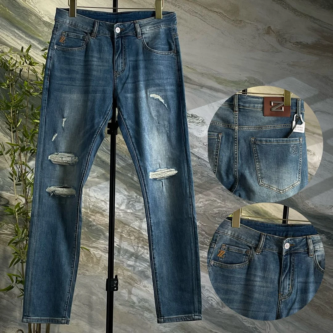 【精品欧货百搭牛仔裤】广州春夏季舒适休闲时尚牛仔裤5825