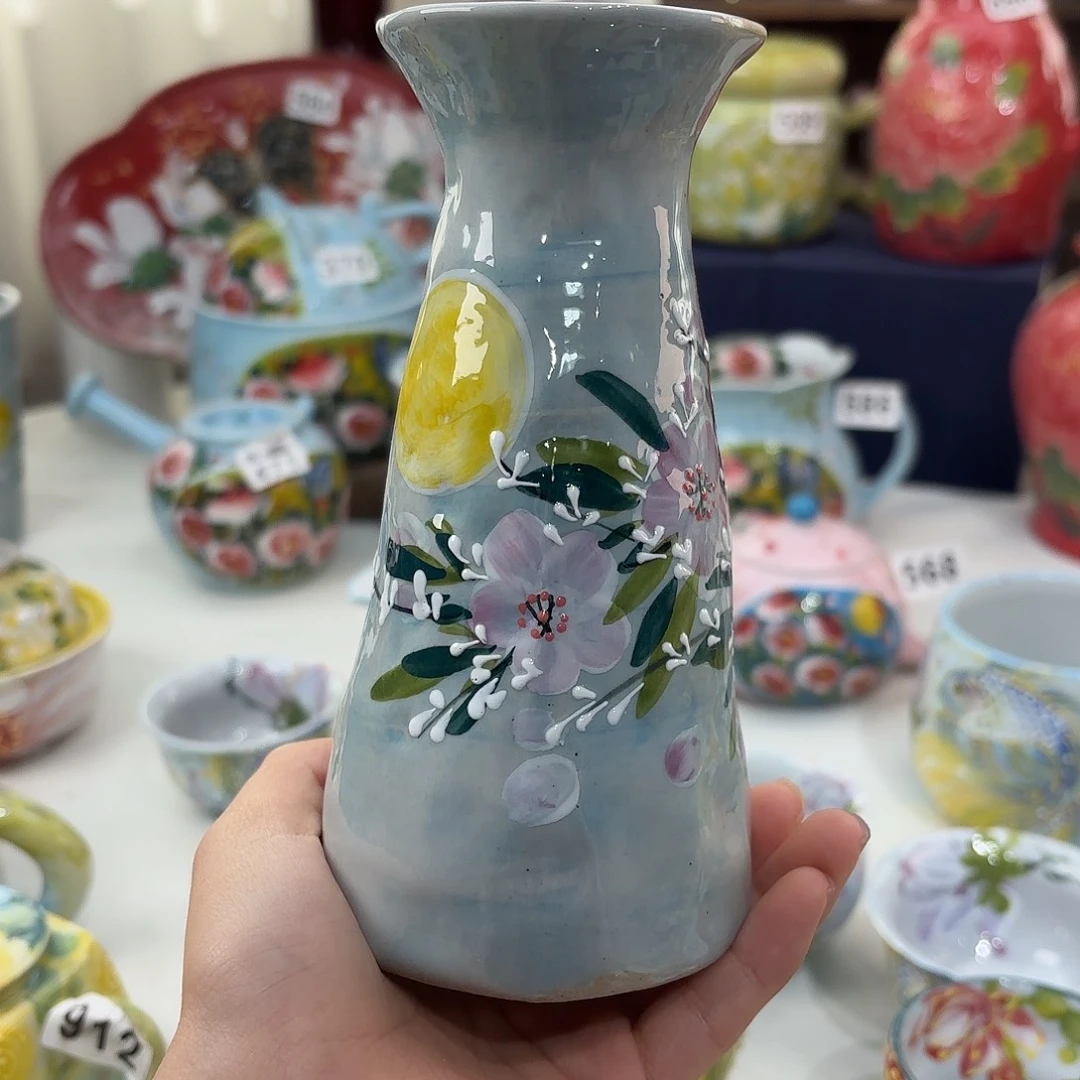 景德镇手绘高温釉下彩陶瓷茶具