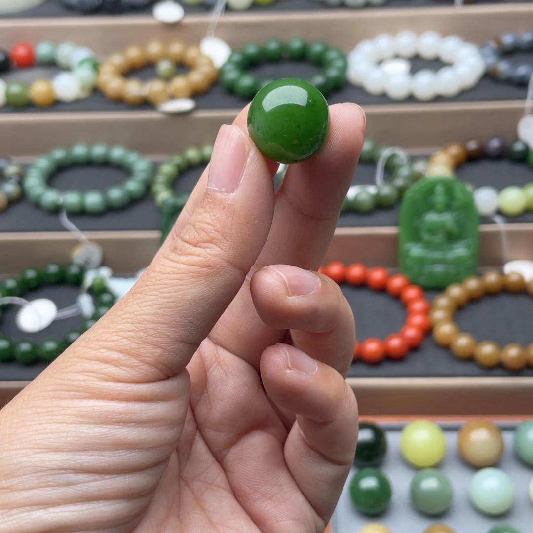 和田玉未镶嵌手链16