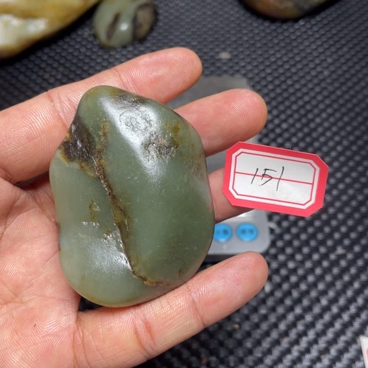 和田玉未镶嵌挂件151