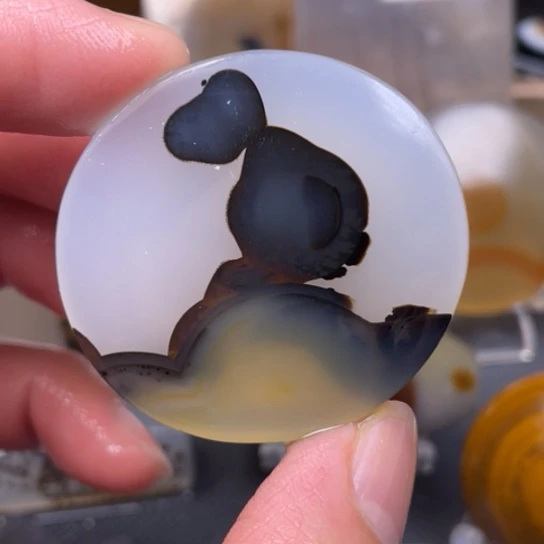 玛瑙/玉髓吊坠(不含链)未镶嵌