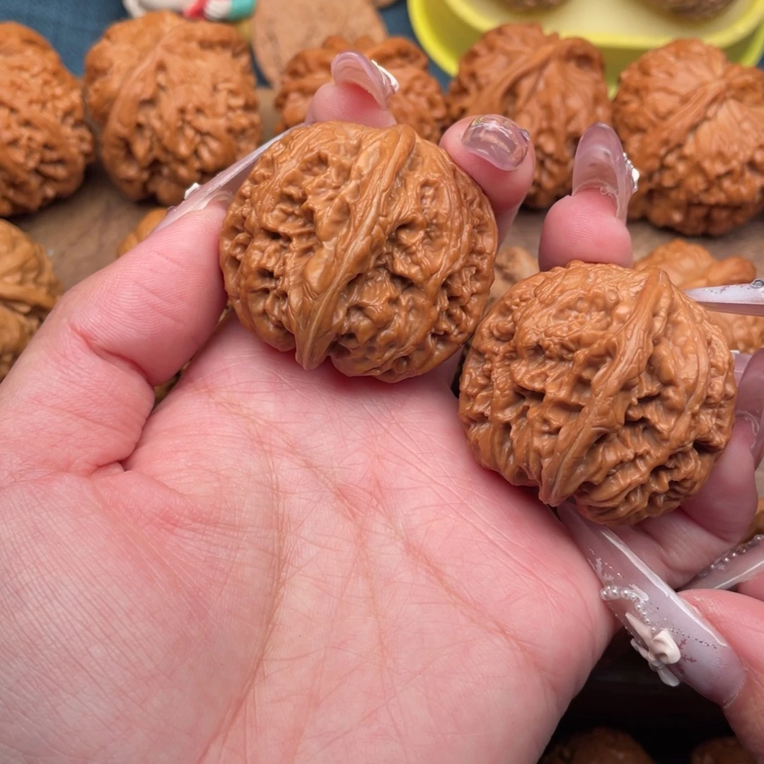 文玩核桃把件全品毕业精配球筋40