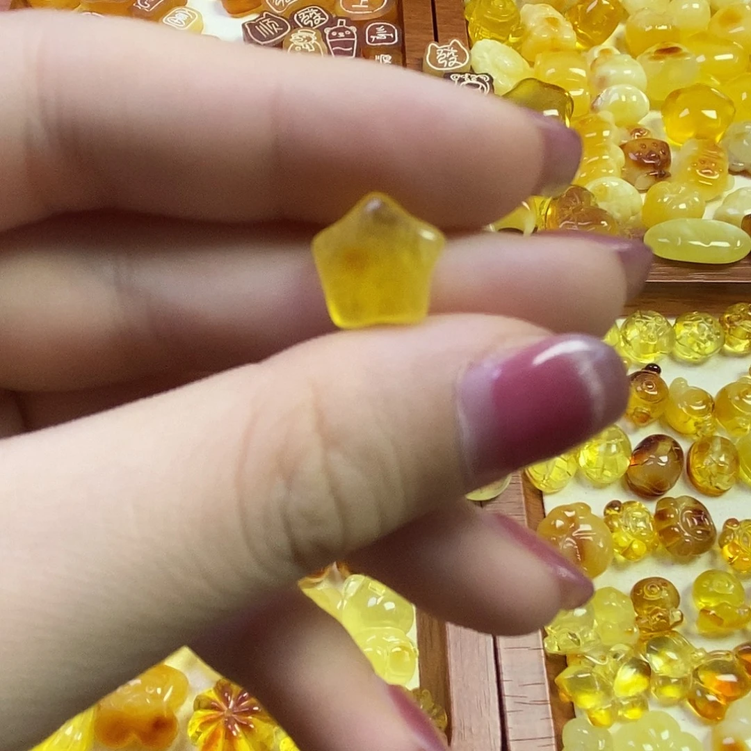 橄榄核吊坠小星星