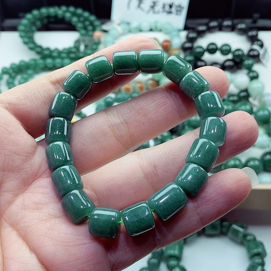 翡翠未镶嵌毛衣链