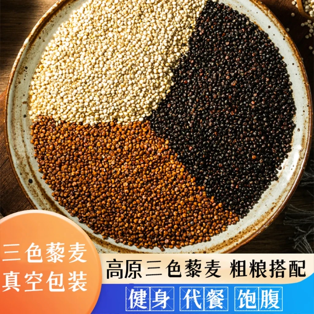 新鲜正宗三色藜麦营养颗粒软糯饱满优质碳水农家五谷杂粮代餐轻食