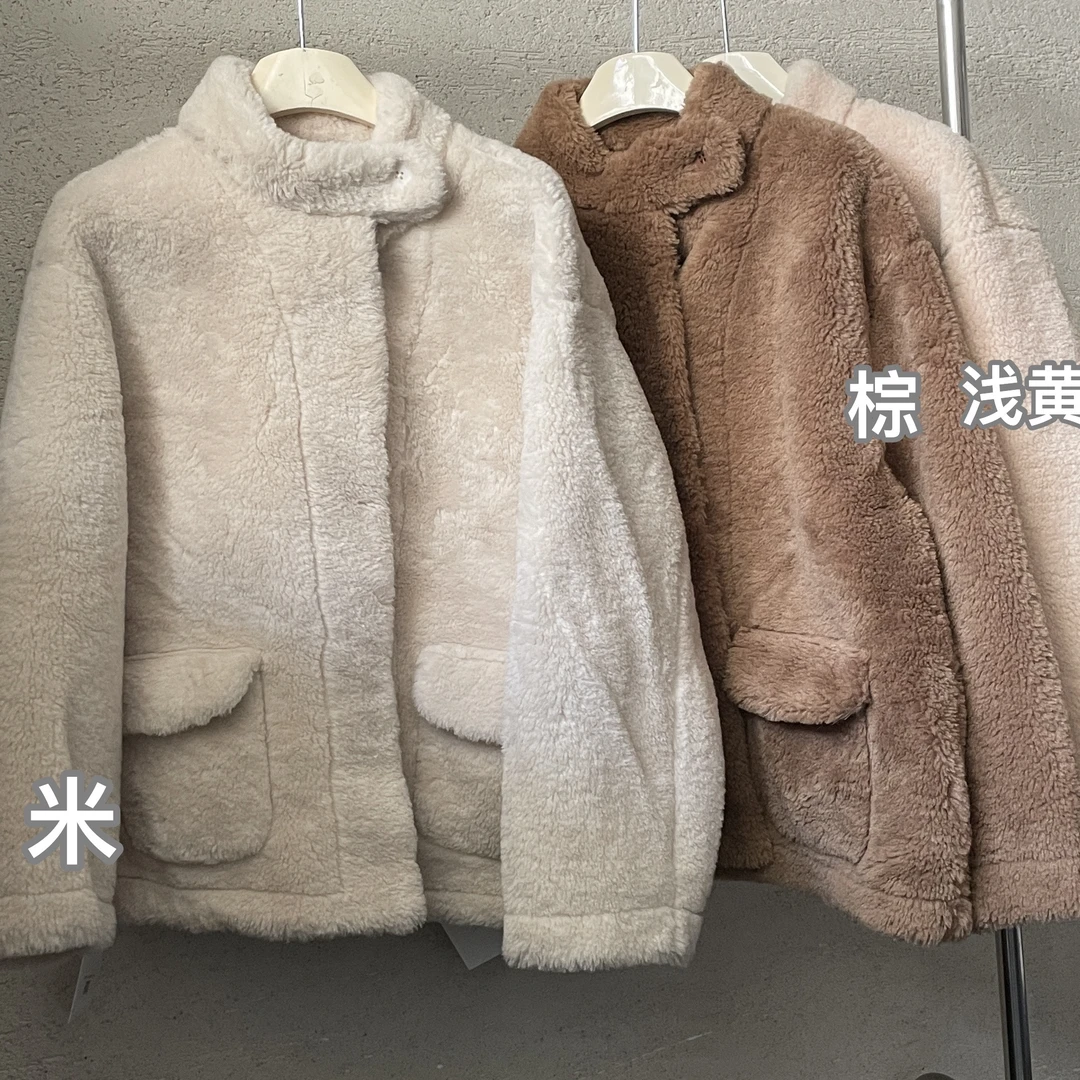 【 雨•美 推荐 】9806气质百搭小款毛毛外套