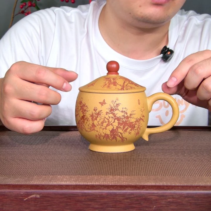 茶杯紫砂高货放漏