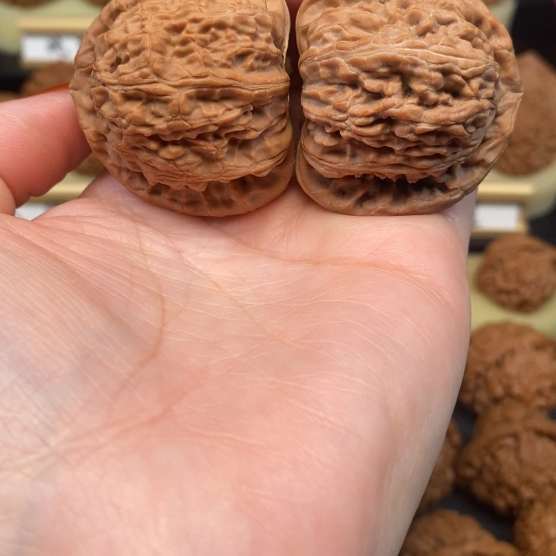 吊坠文玩核桃白狮子42