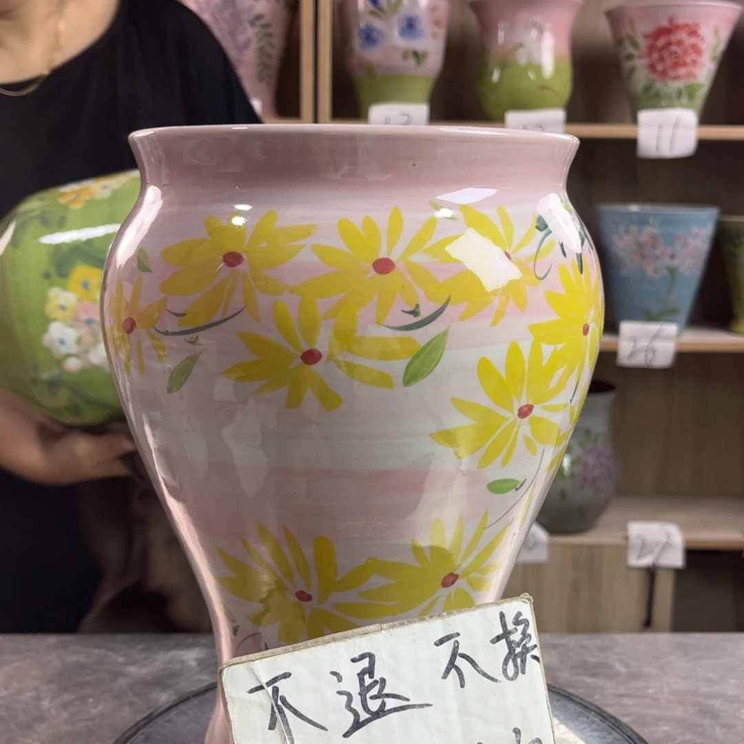 景德镇陶瓷花盆花盆
