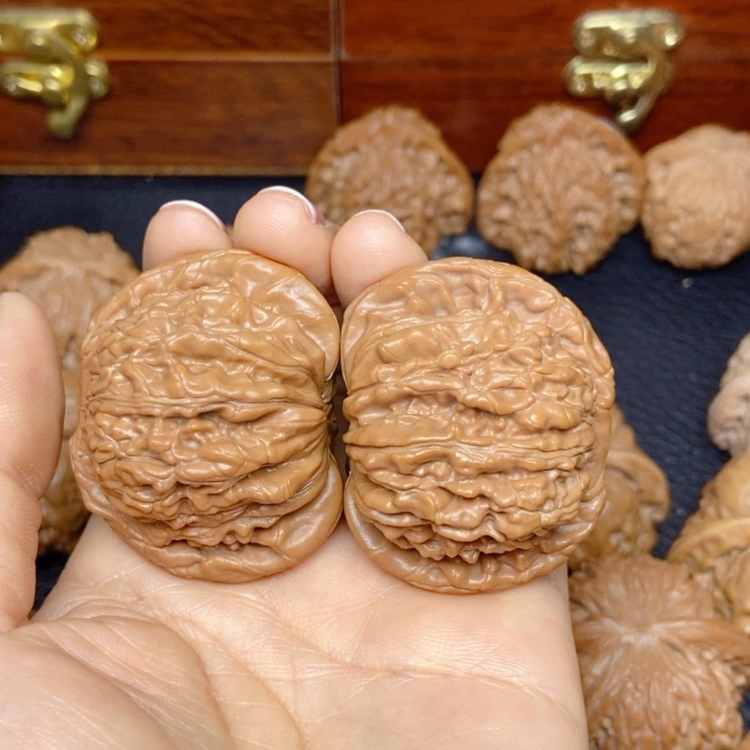 【闪购商品】文玩核桃吊坠咚*锵四座楼45