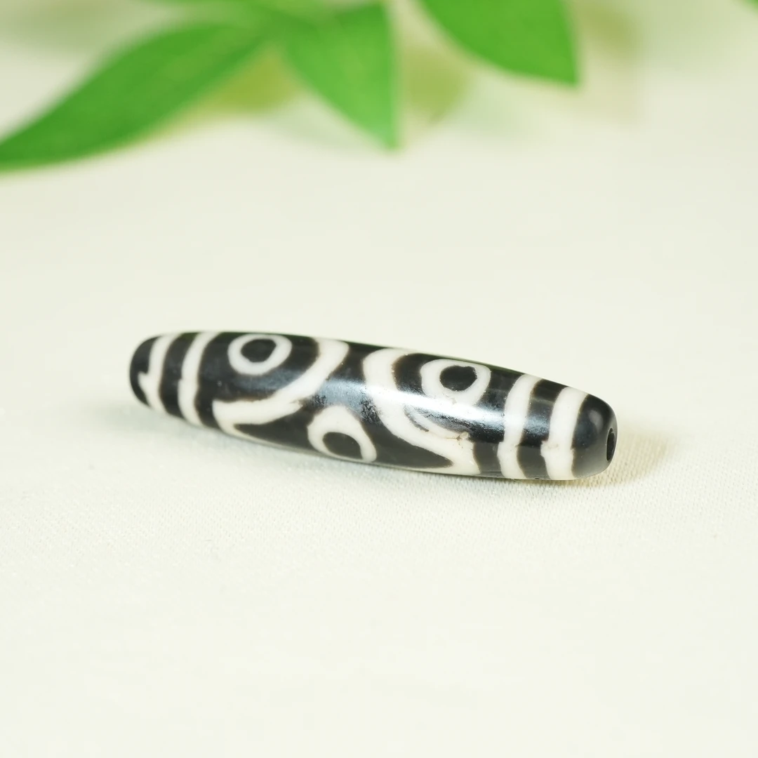 清代六眼料珠【古珠精选】AAJD250208013