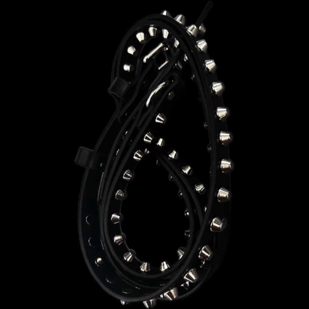 DAJI【黑魂觉醒系列】口头层牛皮腰带暗纹处理工艺商务朋克两相宜