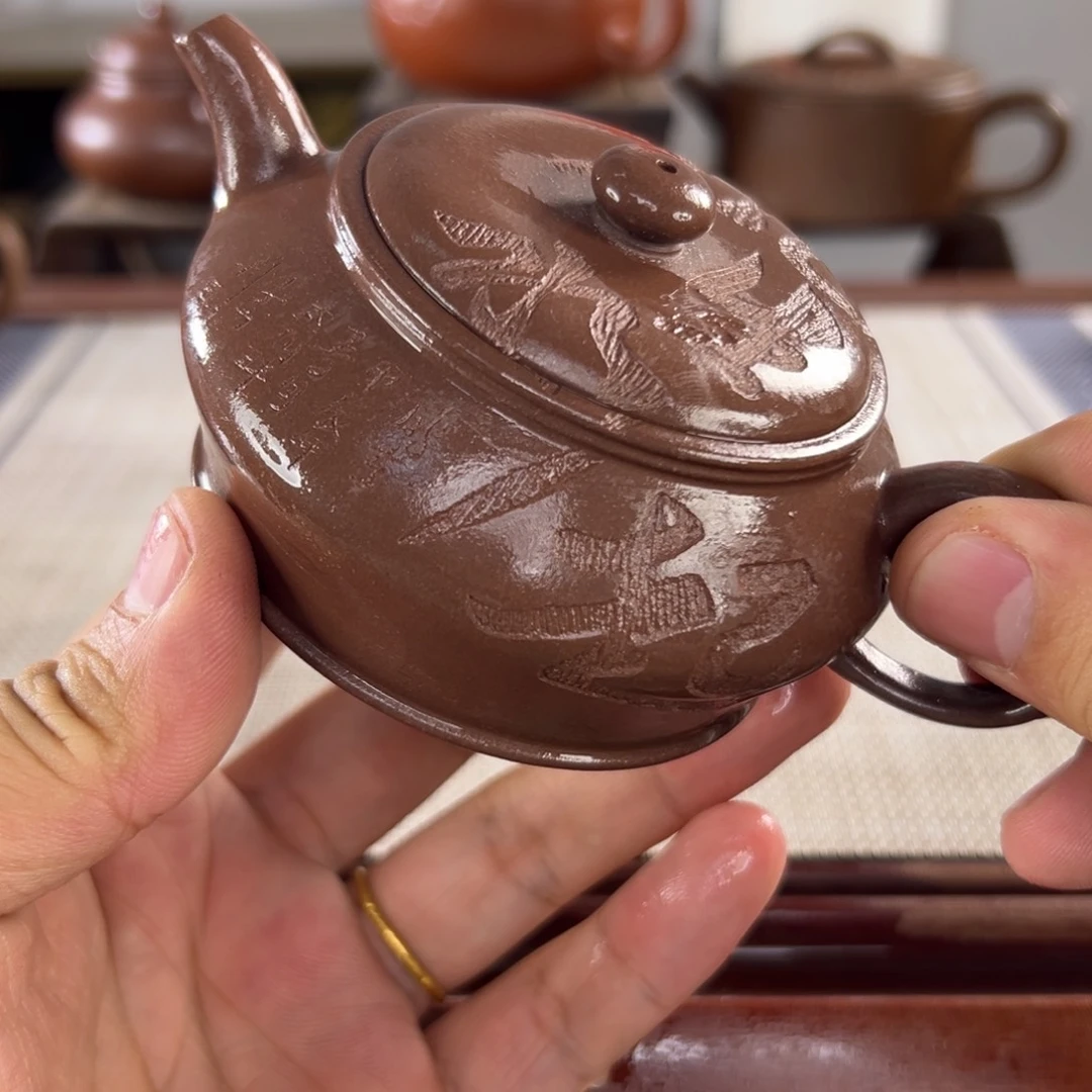 紫砂微瑕茶壶茶壶