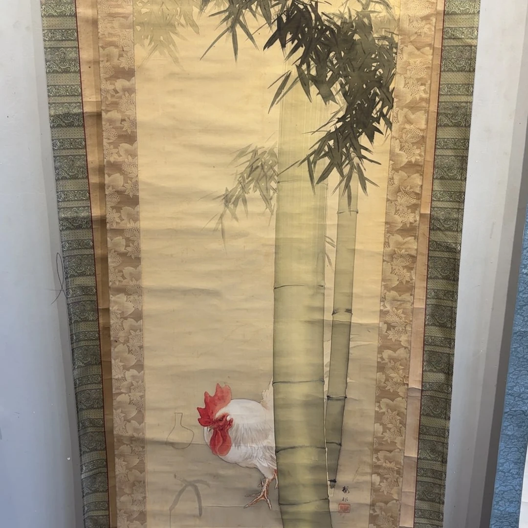 书法孙*卷轴绢本绫裱74