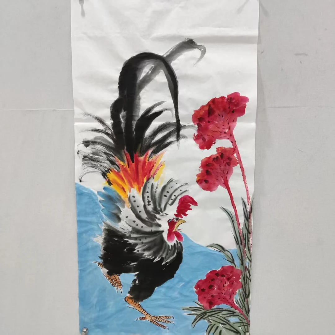 李锦之国画作品-《大英雄》