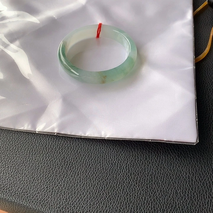 黑***羊翡翠未镶嵌手镯56.2-jxg