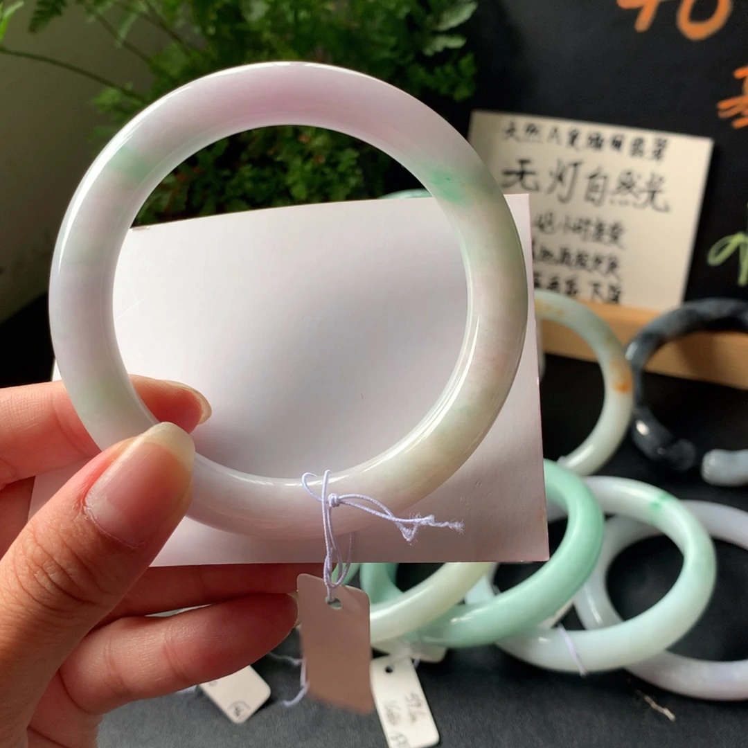 翡翠未镶嵌手镯11号60.5-10.7-10