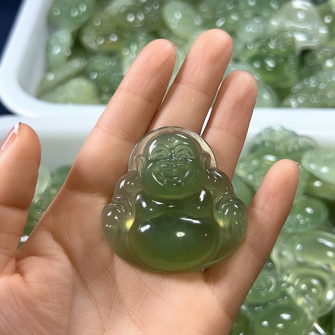随***缘合金蛇纹石玉挂件