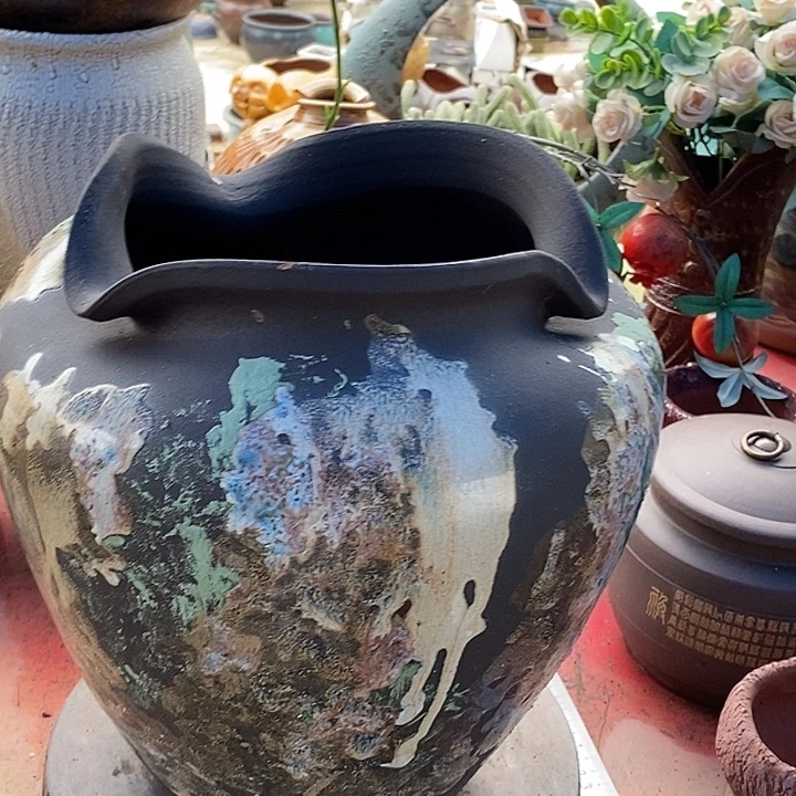 花盆紫砂紫砂22.30花盆瑕疵