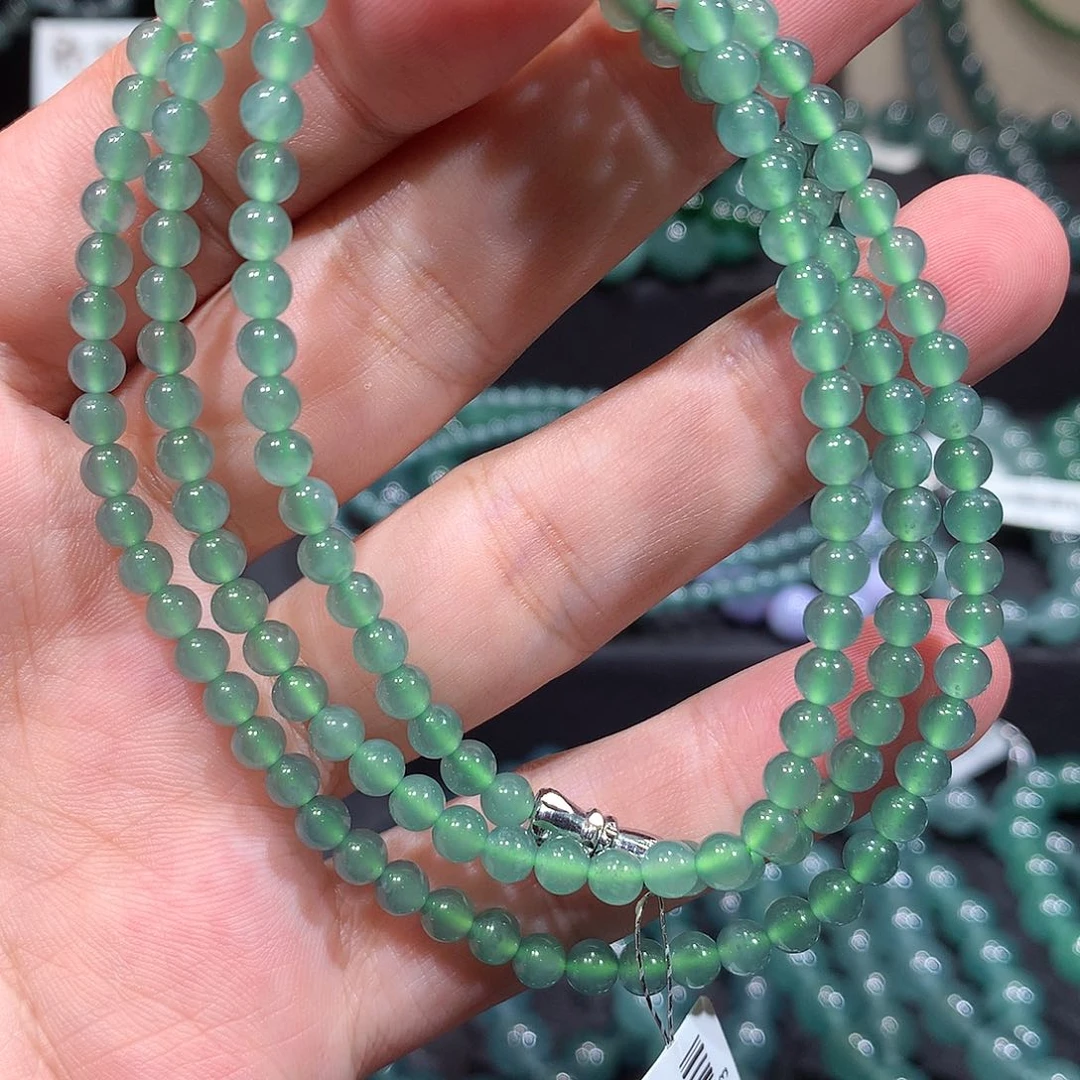 未镶嵌手链翡翠天然a货翡翠项链4+