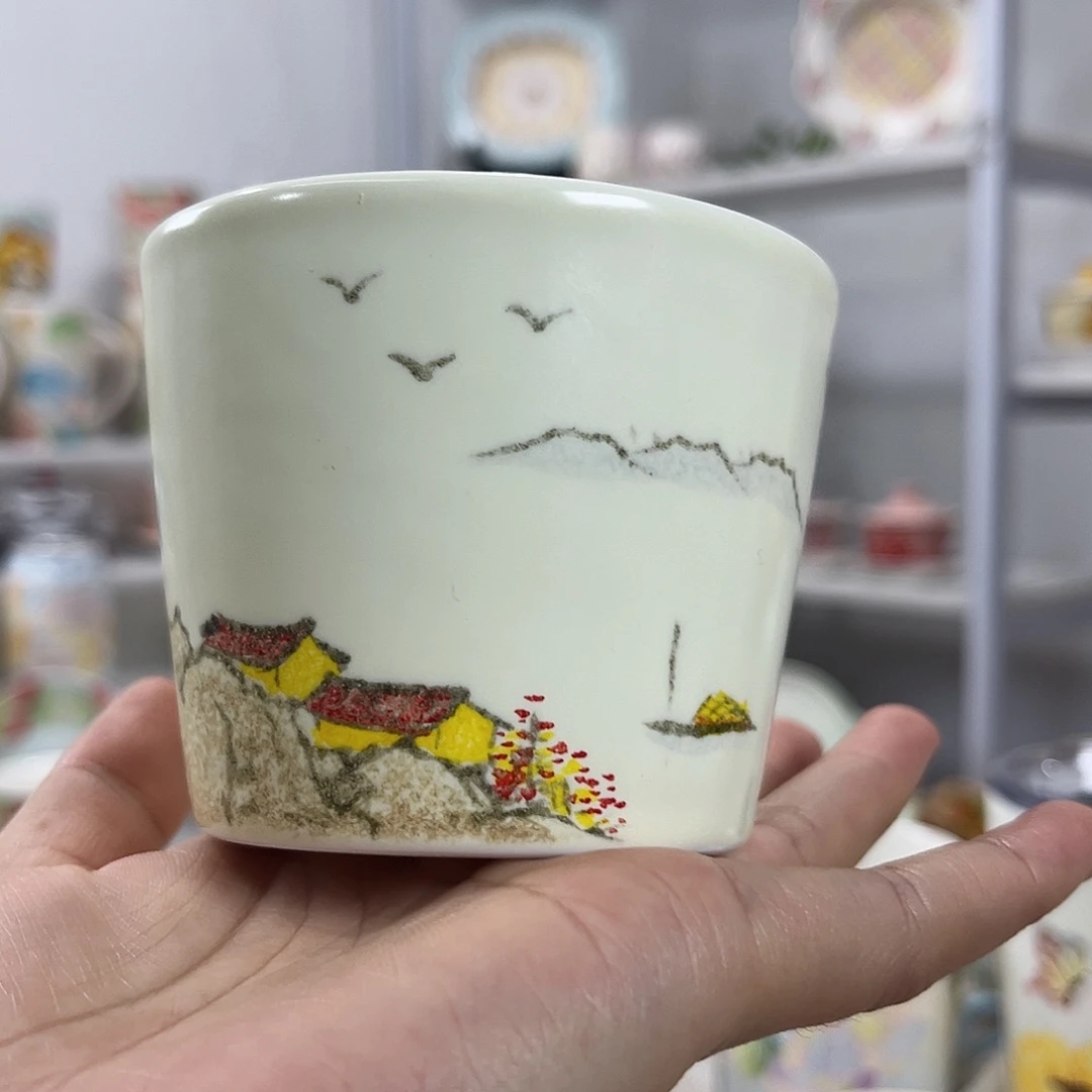 手绘高温釉下彩陶瓷